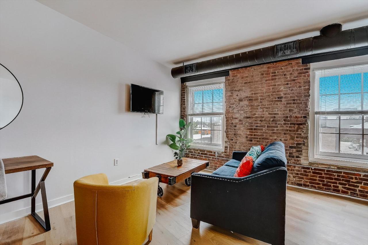 Apartmán Frontdesk I Carriage Wheel Lofts Apts Filadelfie Pokoj fotografie